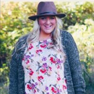 Agnes & Dora Floral Swing Dress/Tunic NWOT